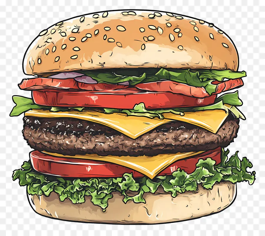 Hambúrguer De Carne，X Burger PNG