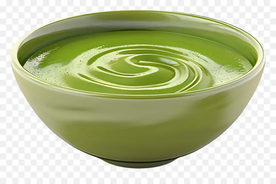 Chá Verde Matcha，Tigela Verde PNG