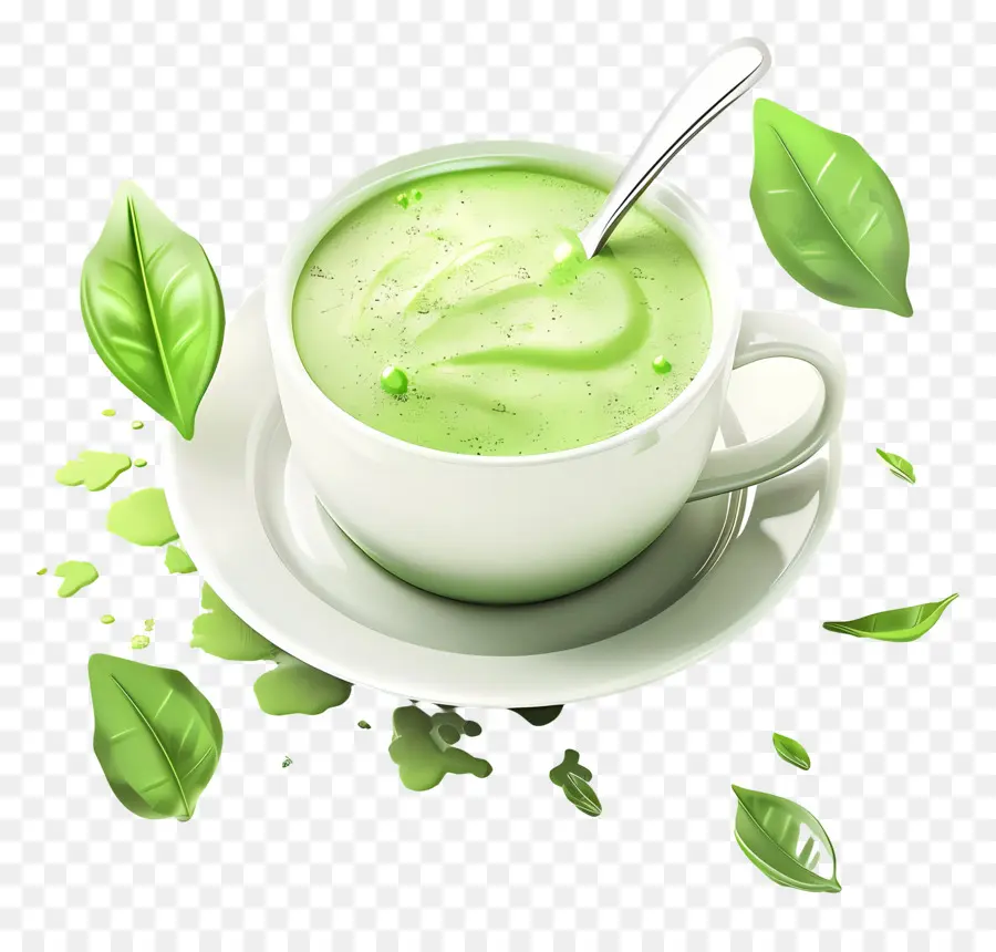 Chá Verde Matcha，Chá Verde PNG