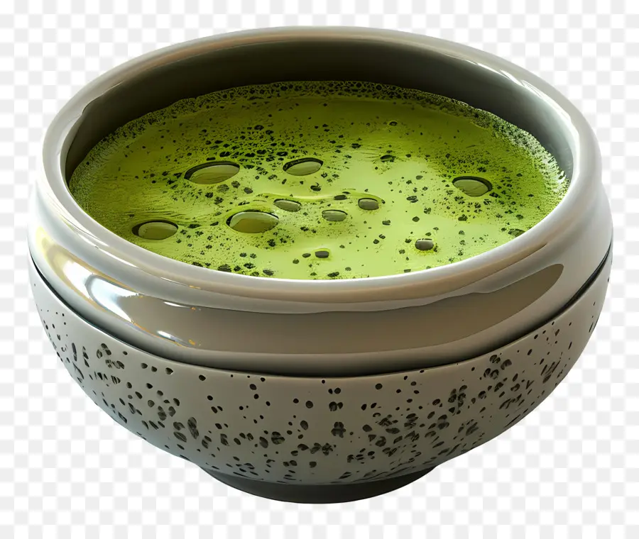 Chá Verde Matcha，Tigela De Chá Verde PNG