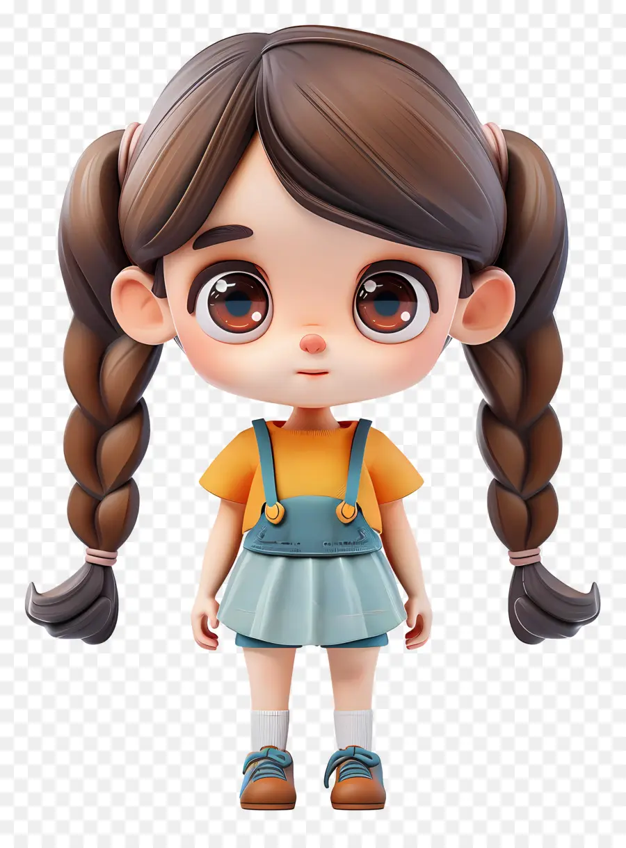 Garota Chibi，Garota Dos Desenhos Animados PNG