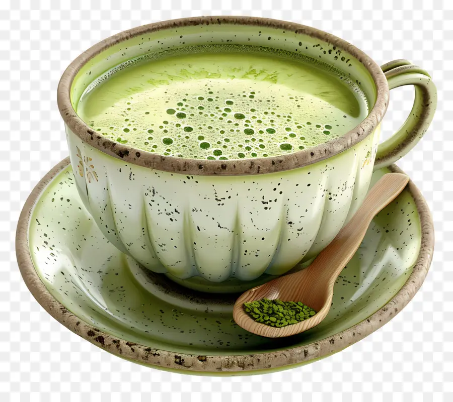 Chá Verde Matcha，Xícara De Chá Verde PNG