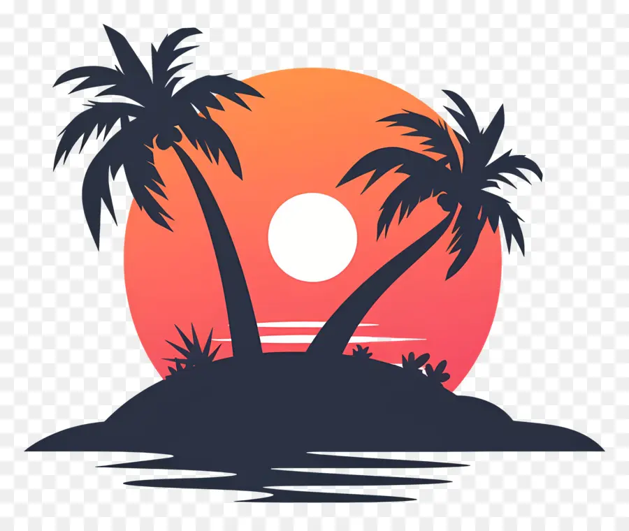 Logotipo Da Praia，Pôr Do Sol Na Praia PNG