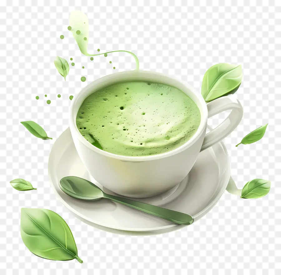 Chá Verde Matcha，Chá Verde PNG