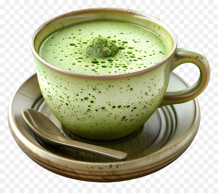 Chá Verde Matcha，Xícara De Chá Verde PNG