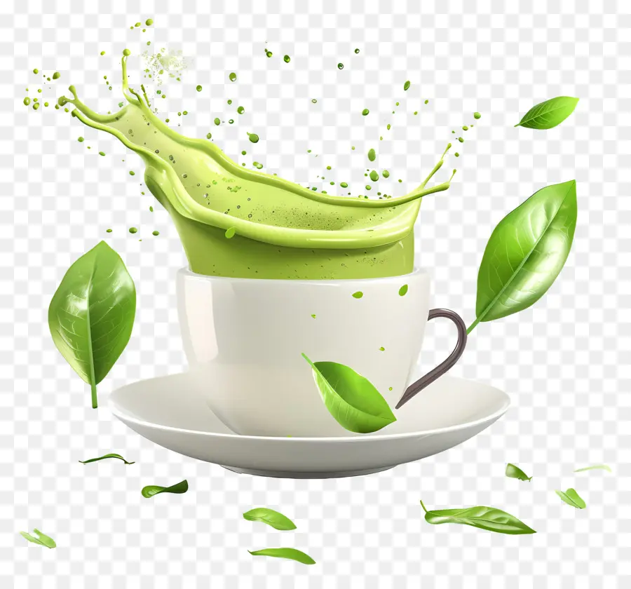 Chá Verde Matcha，Chá Verde PNG