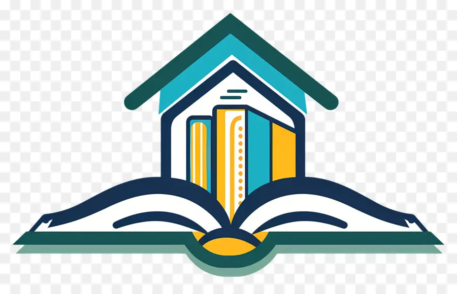 Logotipo Do Livro，Livro E Casa PNG