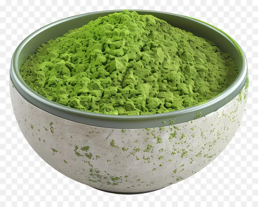 Matchá Em Pó，Pó Verde PNG