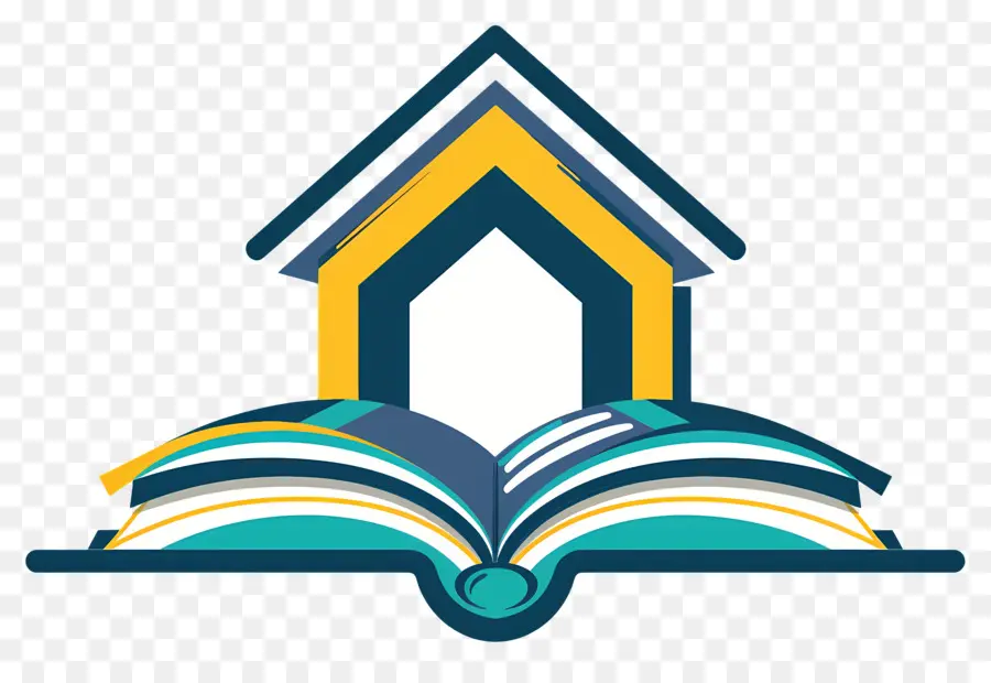 Logotipo Do Livro，Livro E Casa PNG