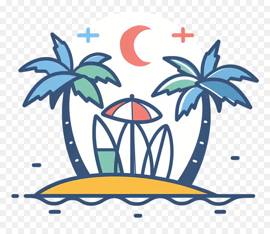 Logotipo Da Praia，Cena De Praia PNG