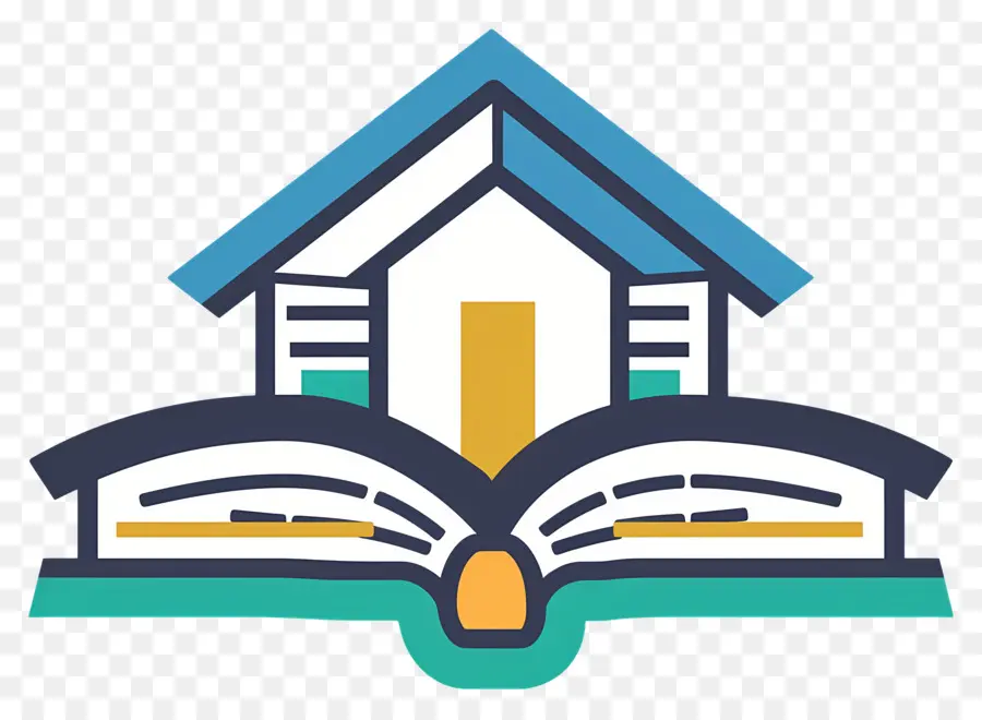 Logotipo Do Livro，Livro E Casa PNG