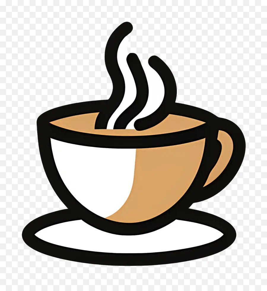 Logotipo Do Café，Copo Amarelo PNG