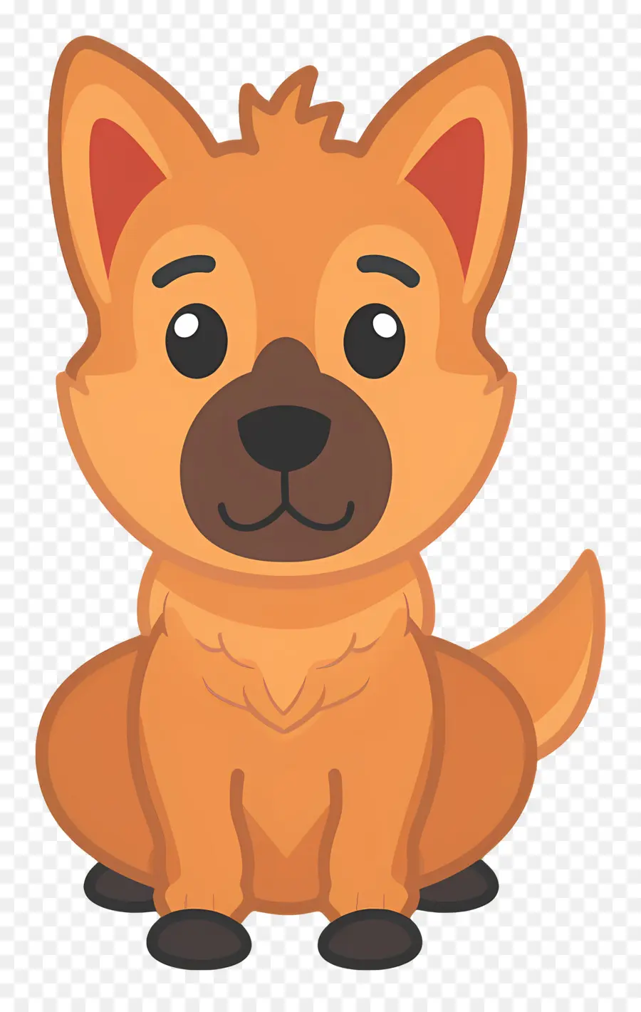 Cão Pastor Alemão，Cachorro De Desenho Animado PNG