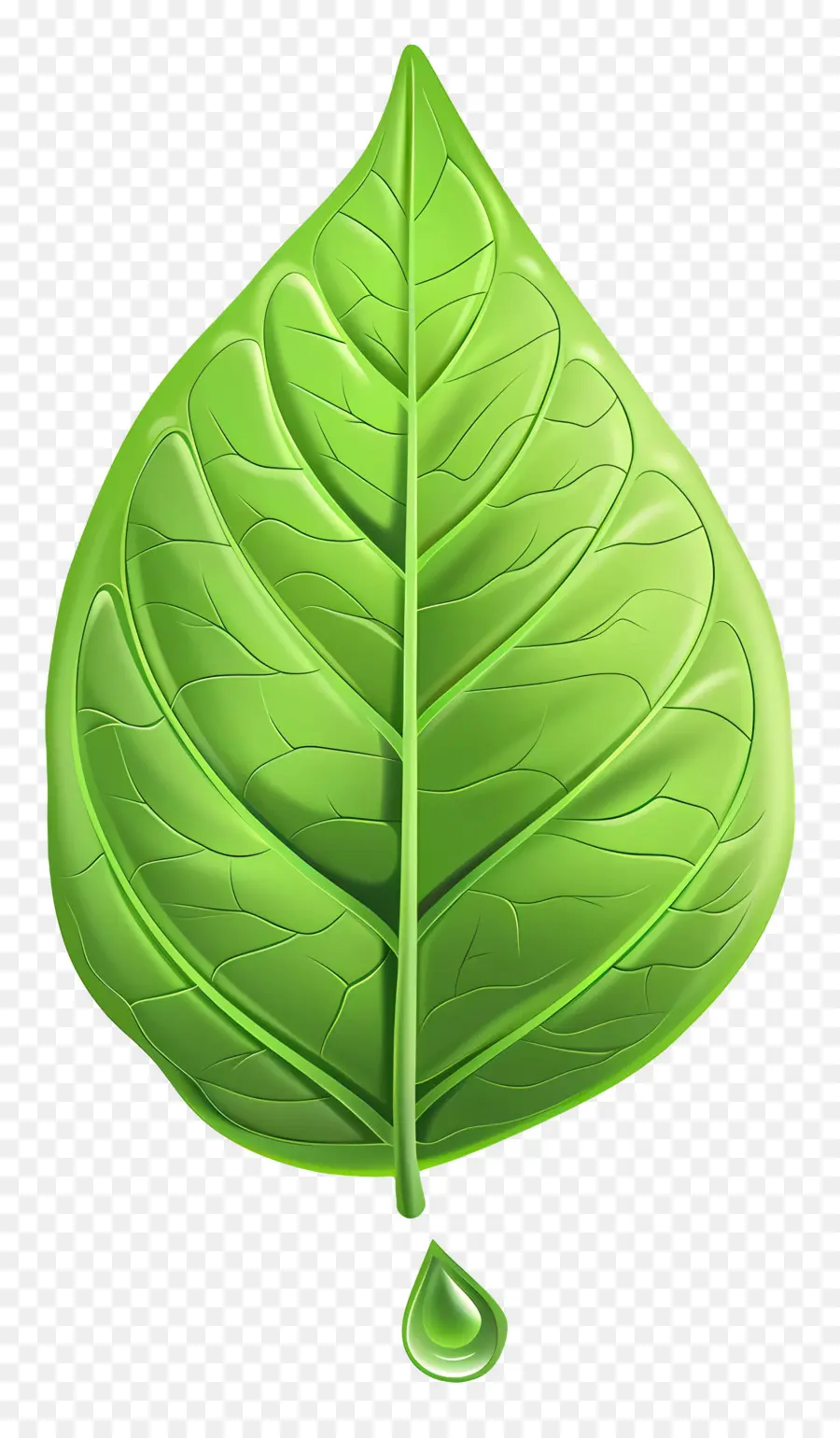 Folha única，Folha Verde PNG