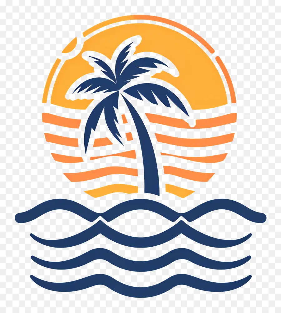 Logotipo Da Praia，Cena De Praia PNG