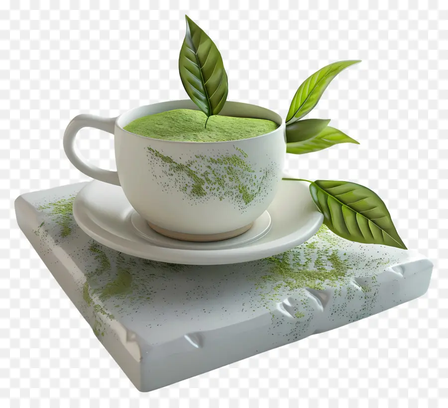 Chá Verde Matcha，Xícara De Chá Verde PNG