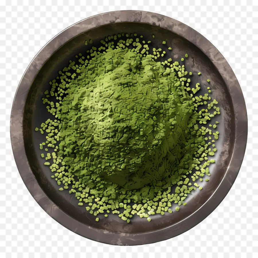 Matchá Em Pó，Pó Verde PNG