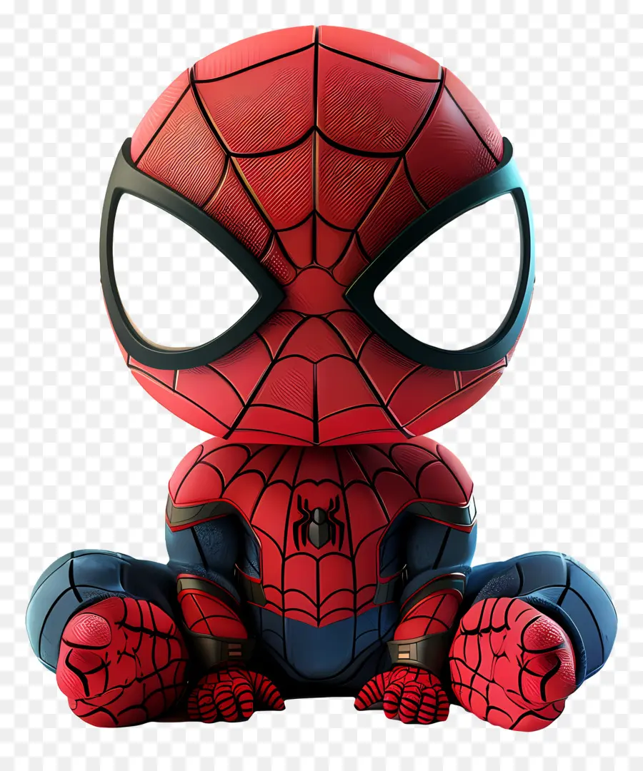 Bebê Homem Aranha，Figura De Super Herói Vermelho PNG