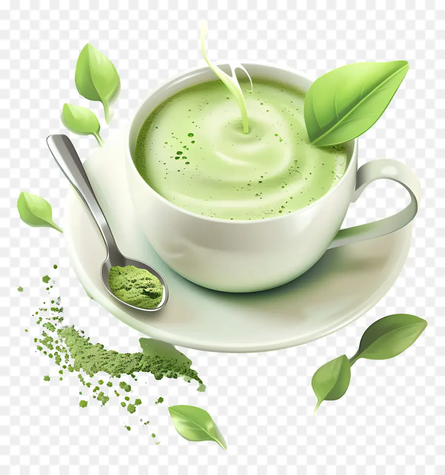 Chá Verde Matcha，Chá Verde PNG