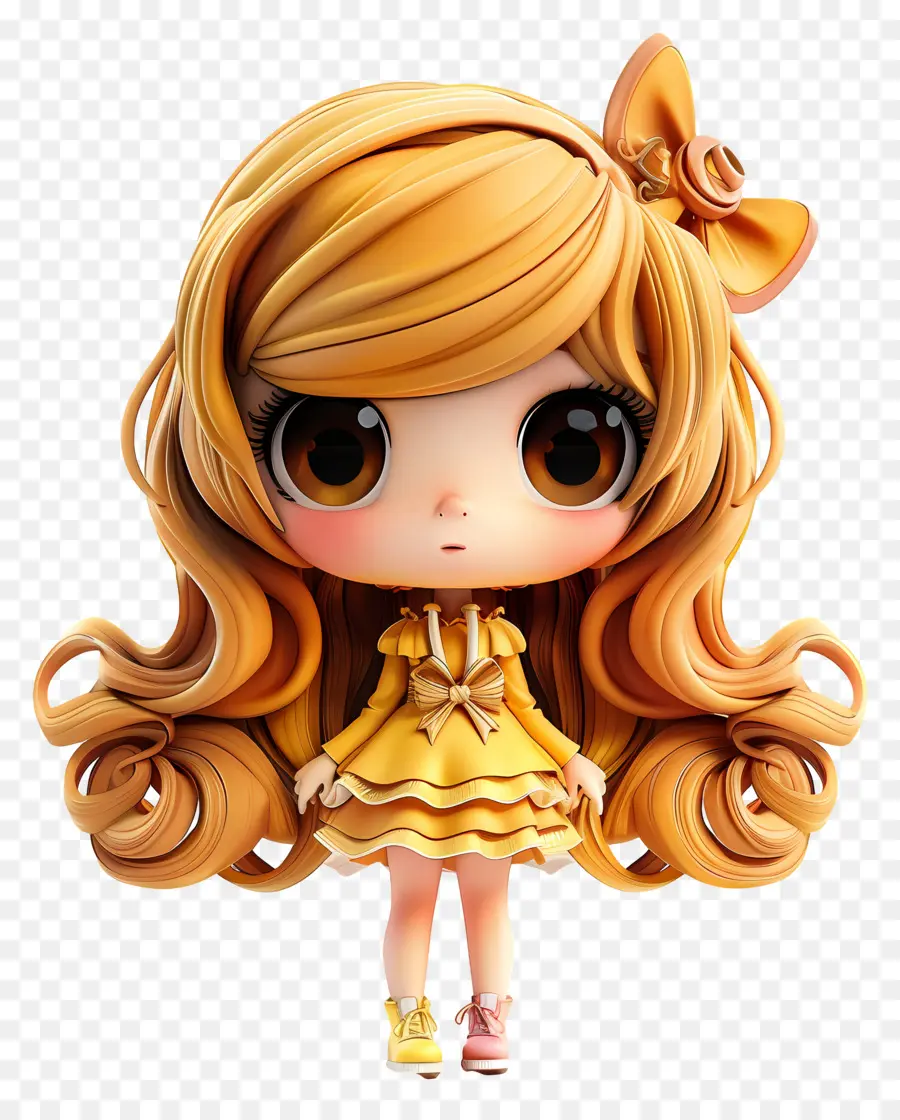 Garota Chibi，Boneca Fofa PNG