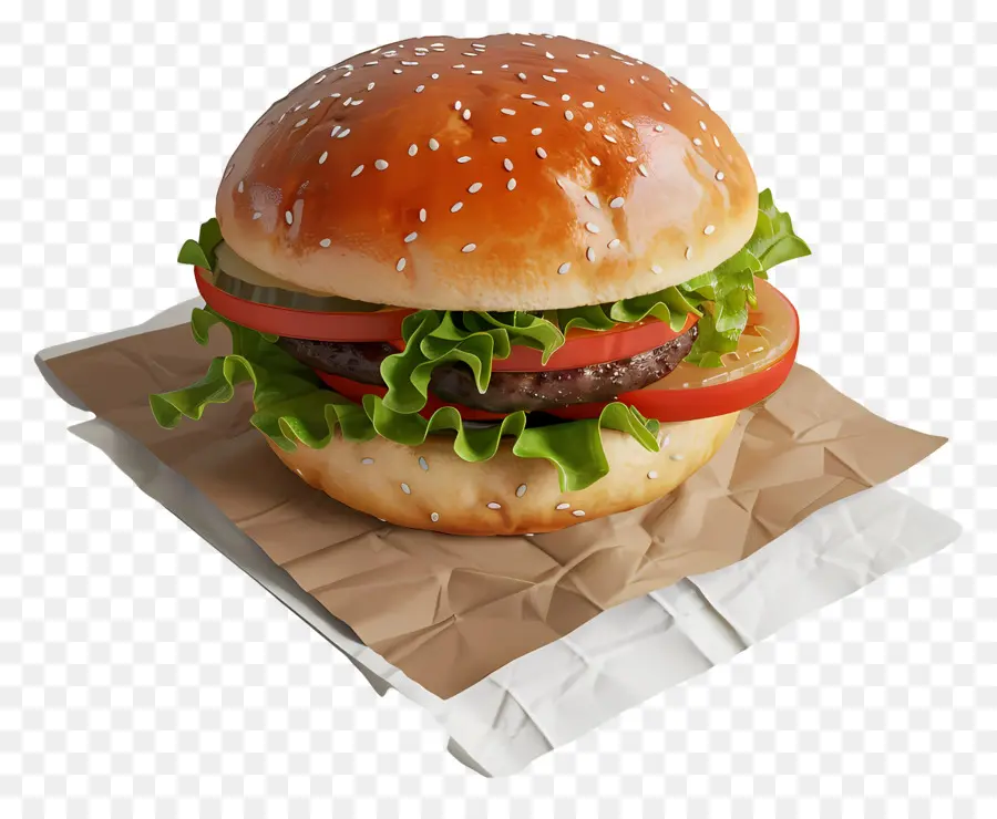 Hambúrguer Simples，X Burger PNG