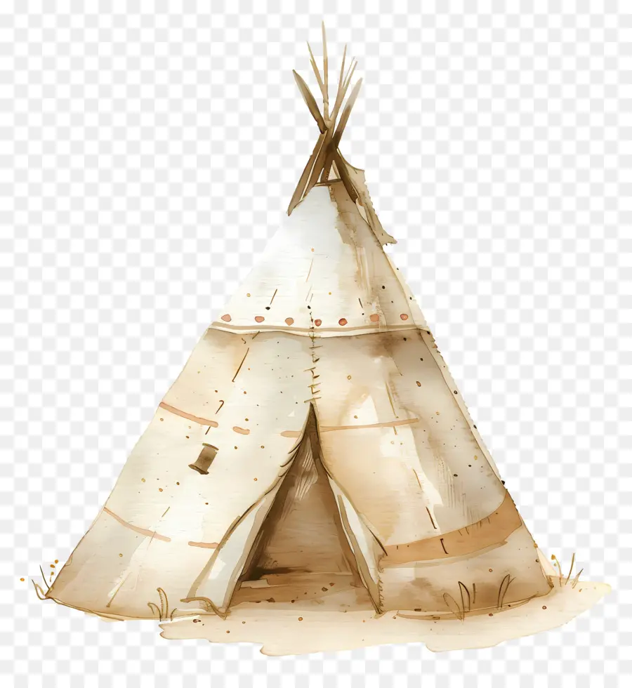 Cabana Em Aquarela，Tenda Teepee PNG