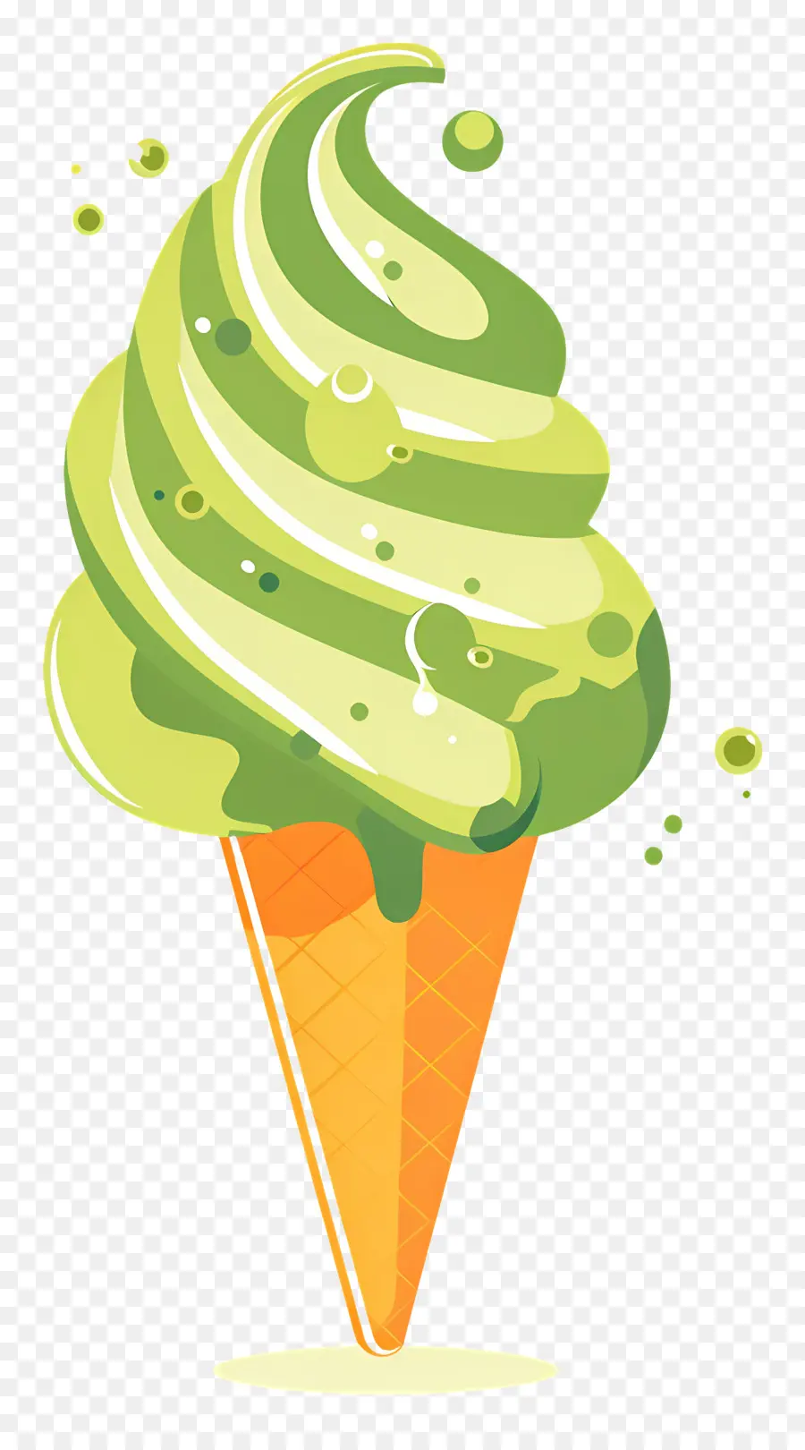 Sorvete Matcha，Casquinha De Sorvete PNG