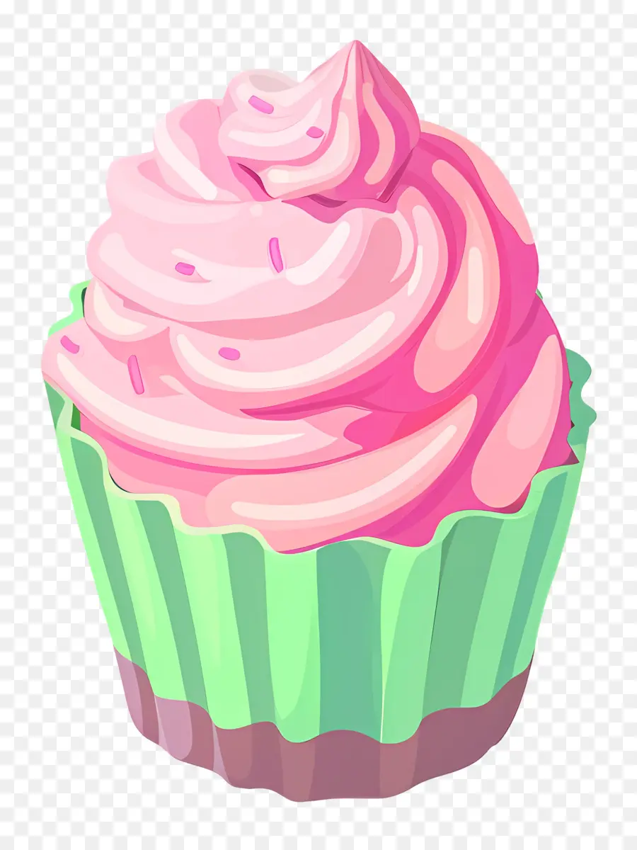 Cupcake Animado，Bolinho PNG