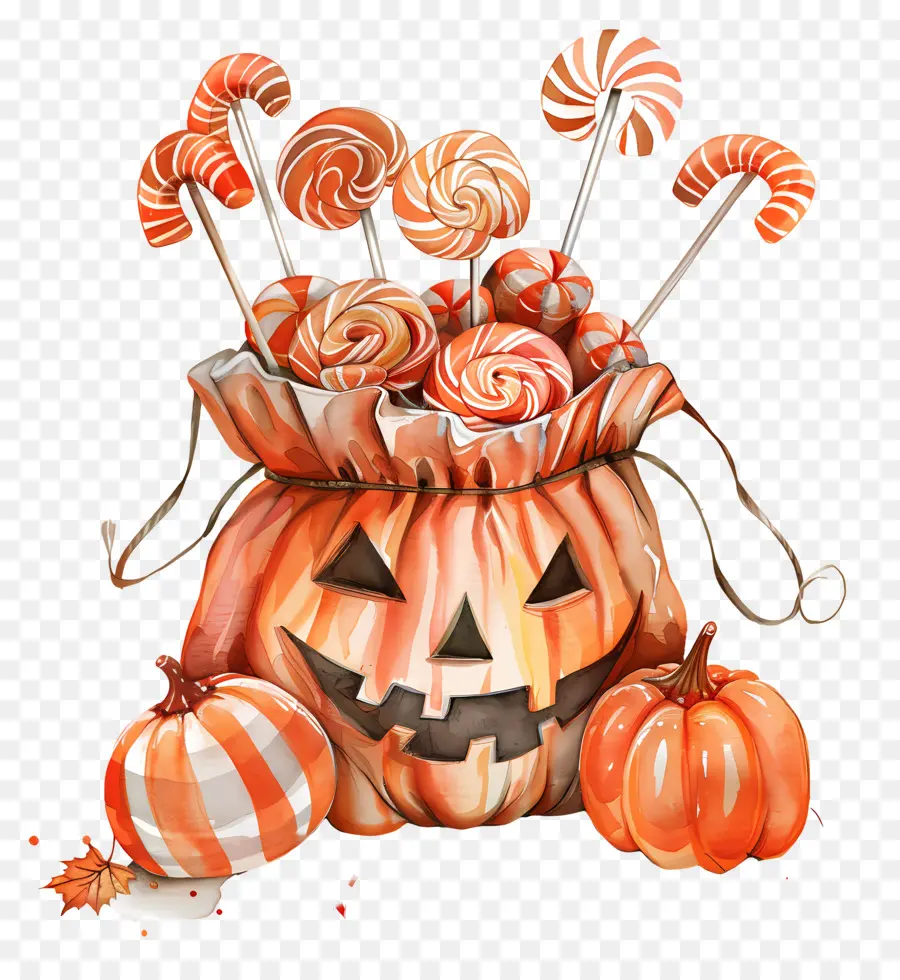 Cesta De Halloween，Cesta De Doces PNG