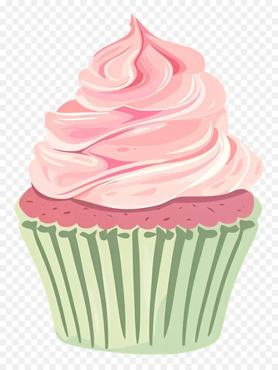 Cupcake Animado，Bolinho PNG