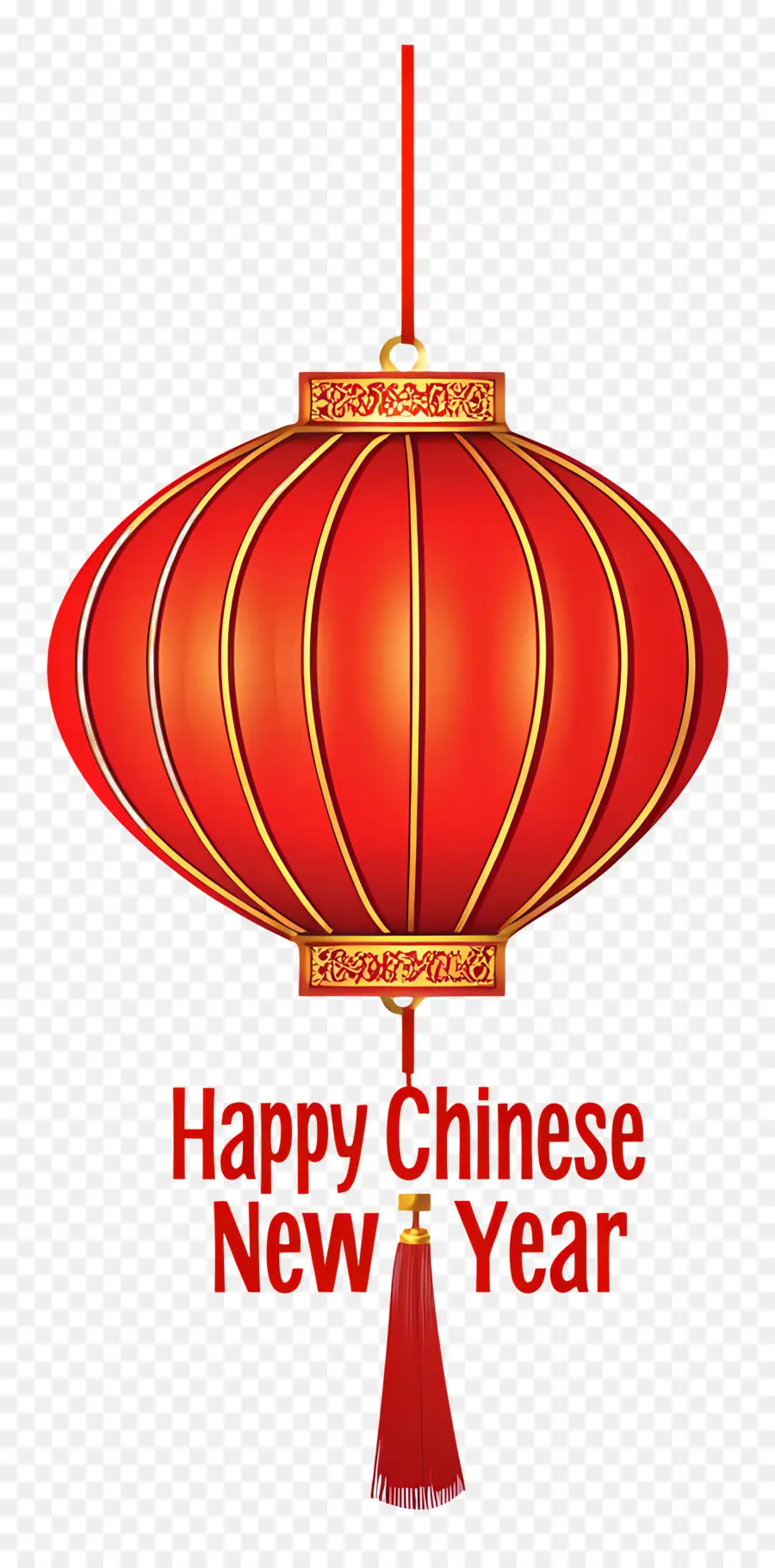 Ano Novo Chinês，Lanterna Chinesa PNG