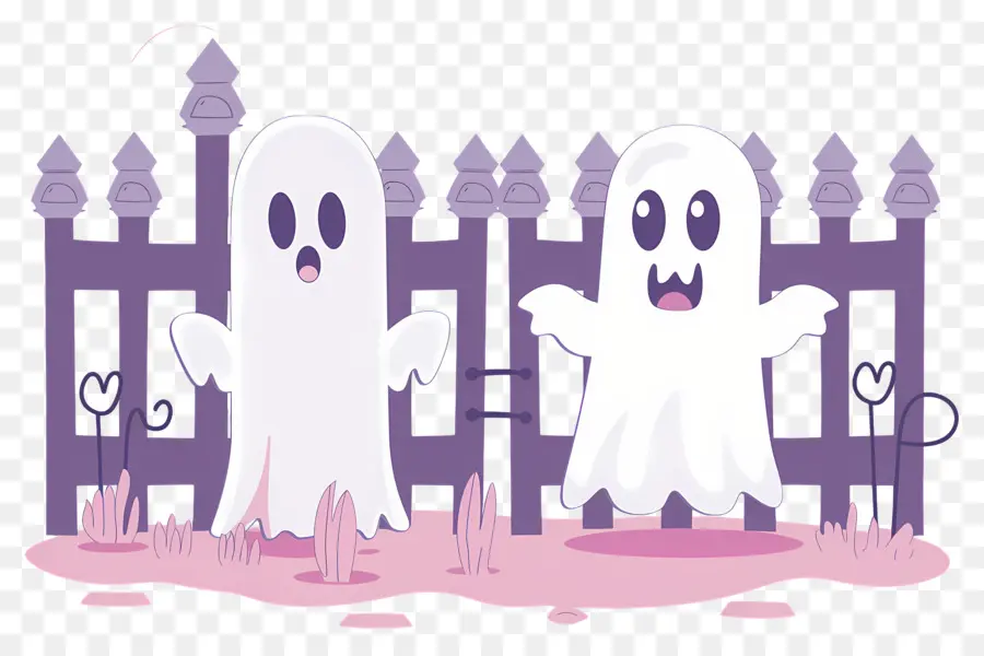 Cerca De Halloween，Fantasmas PNG