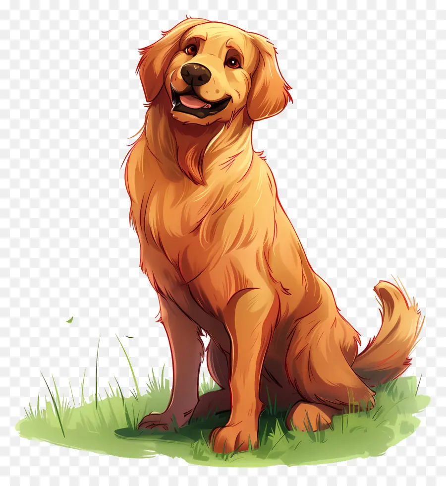 Cão Golden Retriever，Golden Retriever PNG