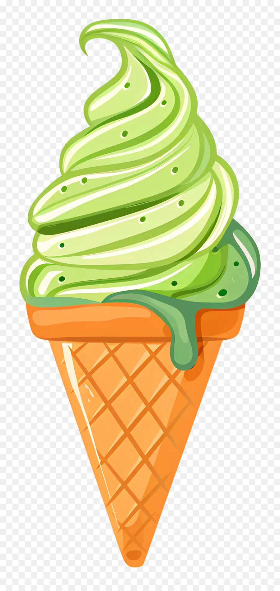 Sorvete Matcha，Casquinha De Sorvete PNG