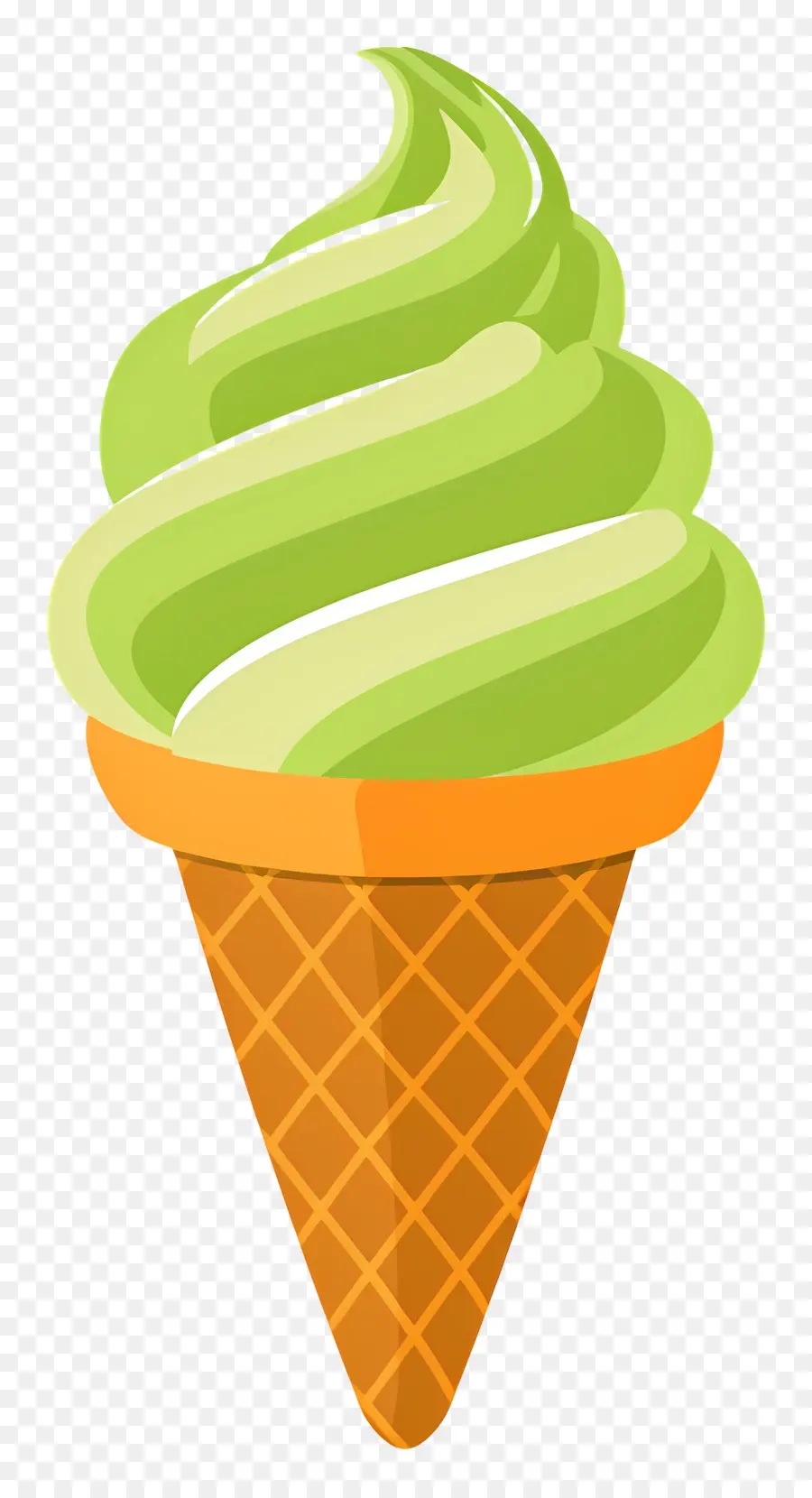 Sorvete Matcha，Casquinha De Sorvete PNG