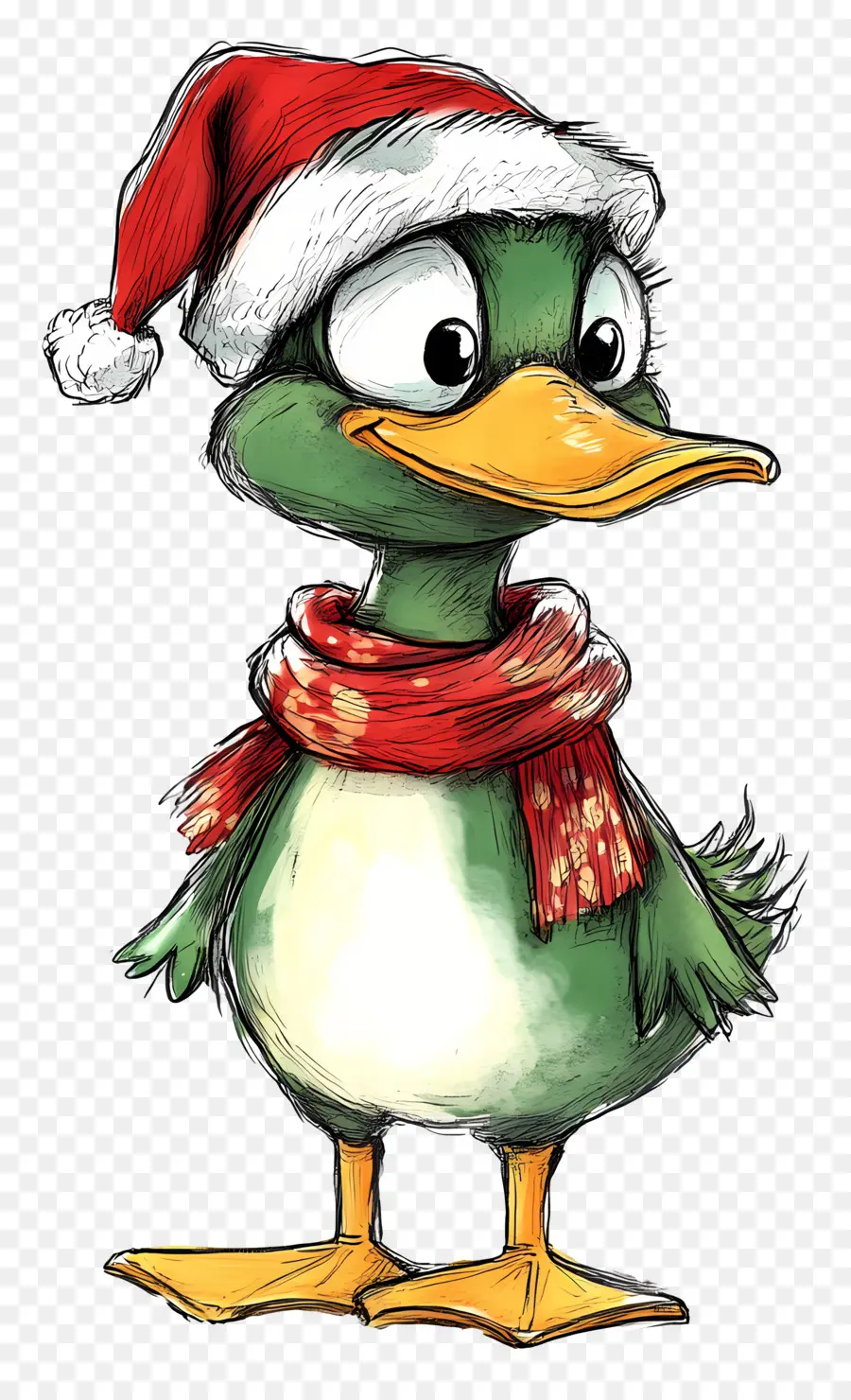 Pato De Natal，Pato Verde PNG