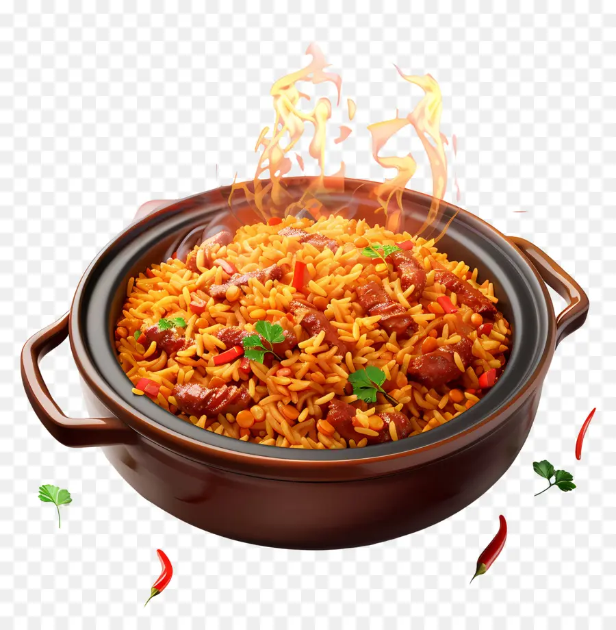 Comida Africana，Prato De Arroz Picante PNG