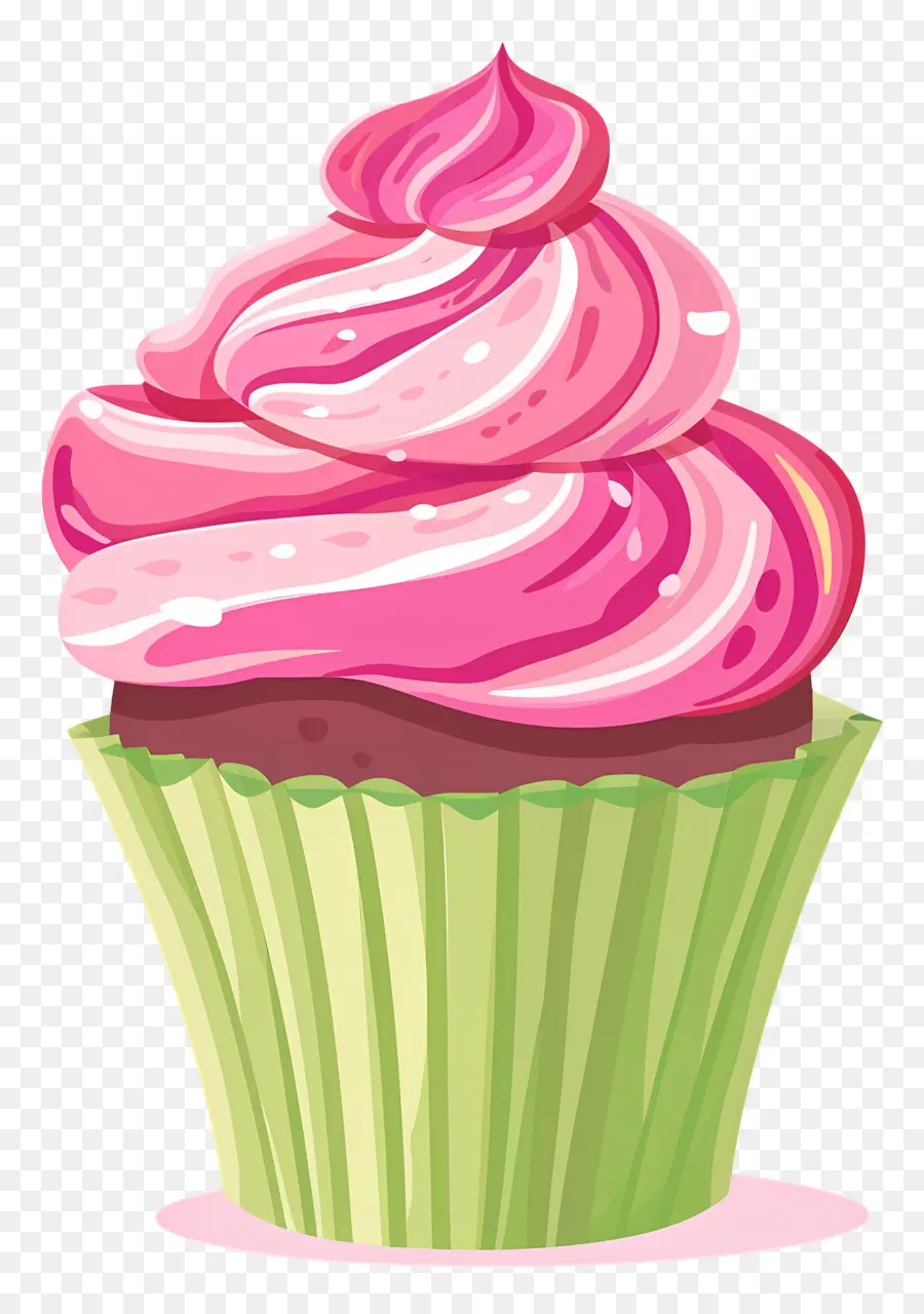 Cupcake Animado，Bolinho PNG