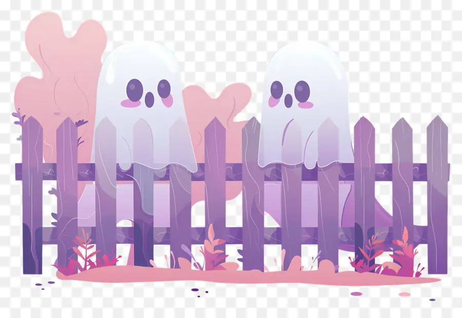 Cerca De Halloween，Fantasmas Por Cerca PNG