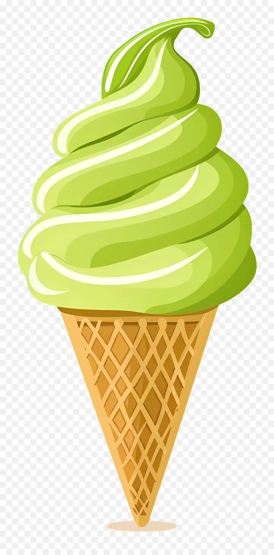 Sorvete Matcha，Casquinha De Sorvete PNG