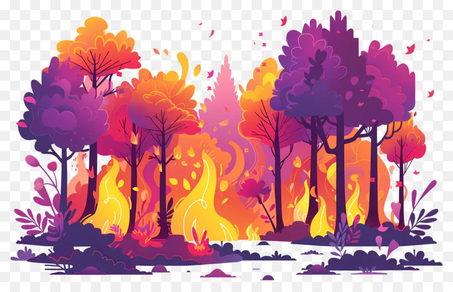 Desastre De Fogo，Incêndio Florestal PNG