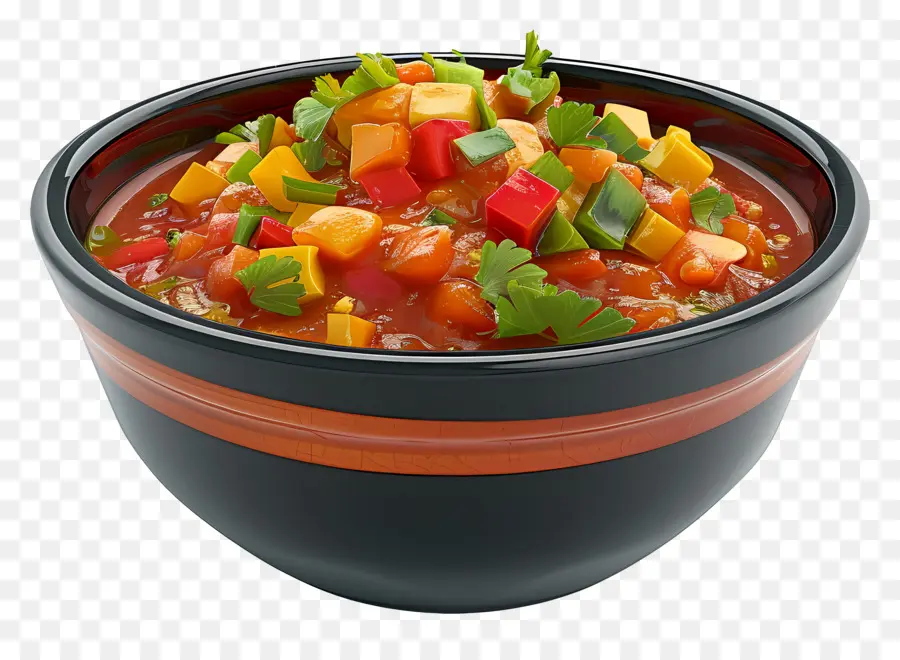 Comida Africana，Sopa De Legumes Colorida PNG