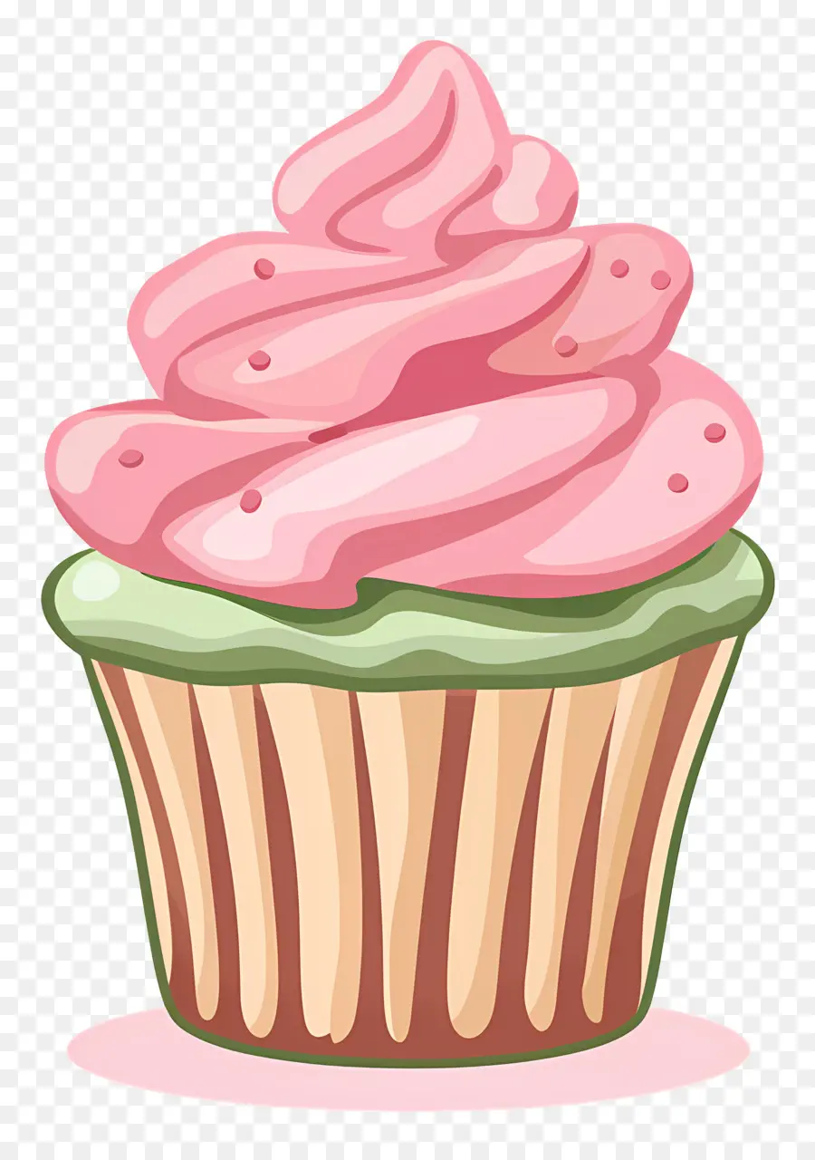 Cupcake Animado，Bolinho PNG