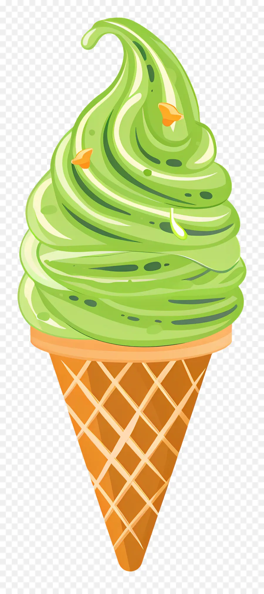 Sorvete Matcha，Casquinha De Sorvete PNG