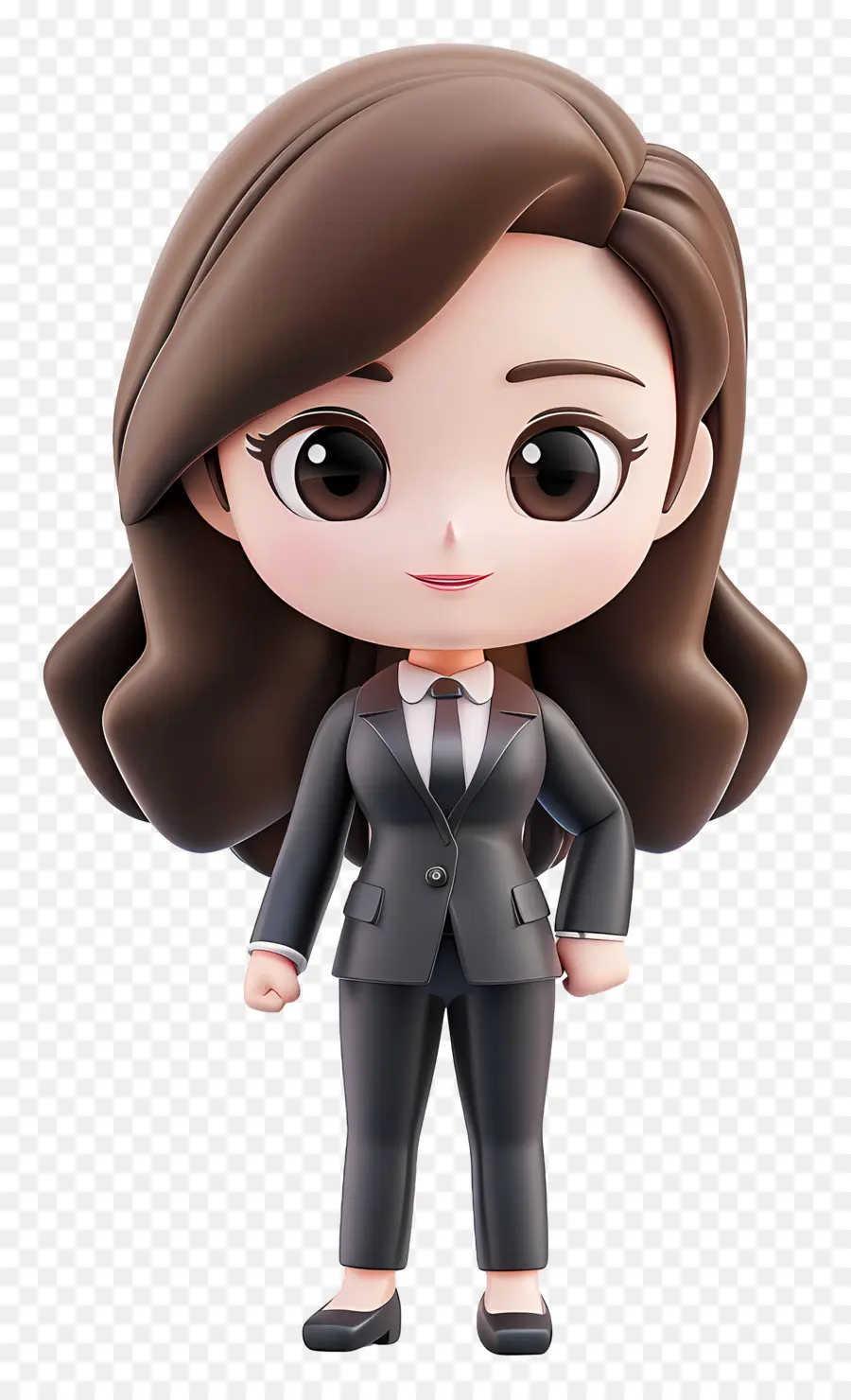 Garota Chibi，Empresária De Desenho Animado PNG