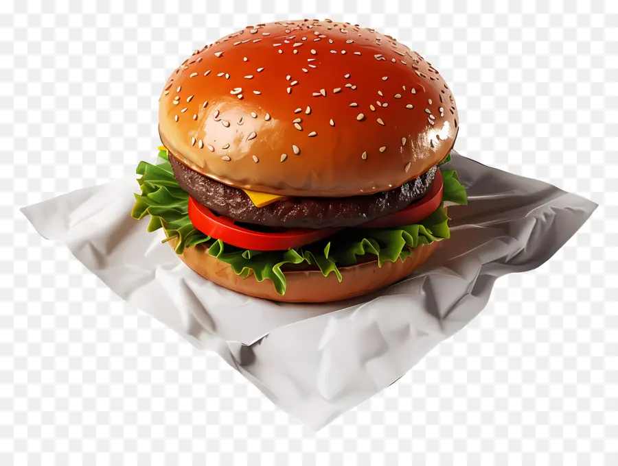 Hambúrguer Simples，X Burger PNG