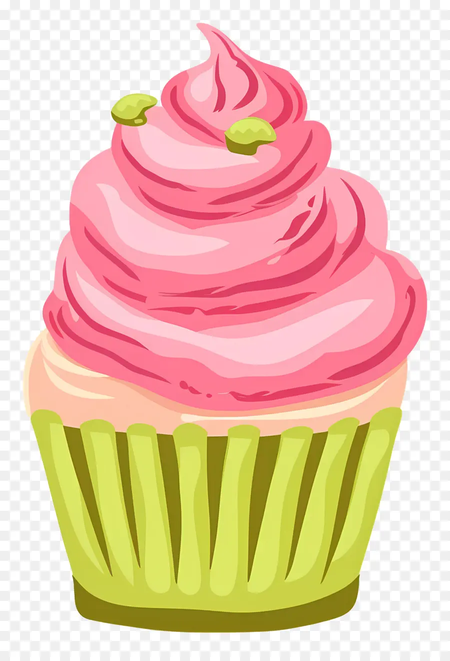 Cupcake Animado，Bolinho PNG