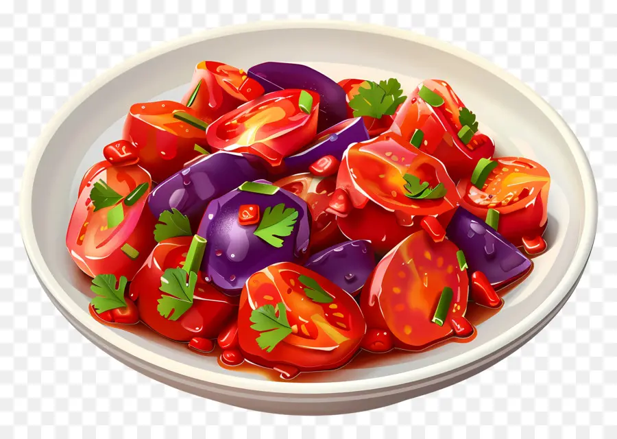 Comida Africana，Tigela De Salada Colorida PNG