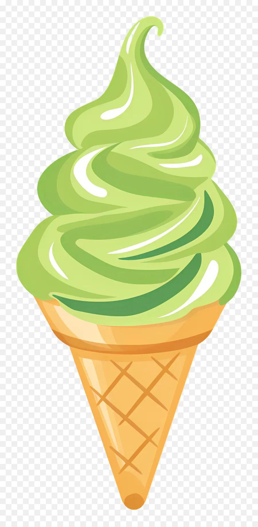 Sorvete Matcha，Casquinha De Sorvete PNG