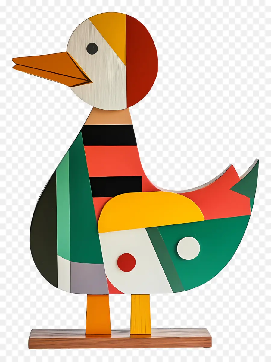 Pato De Natal，Pato Abstrato PNG